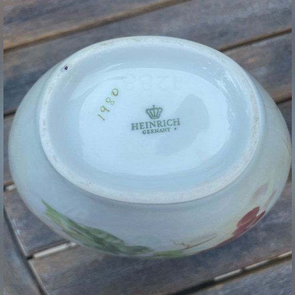 Vintage Heinrich Germany Porcelain Hand Painted - Picture 6 of 8